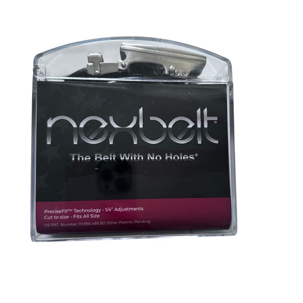 Next Tan Leather Belt with Silver Buckle - Adjustable & Stylish